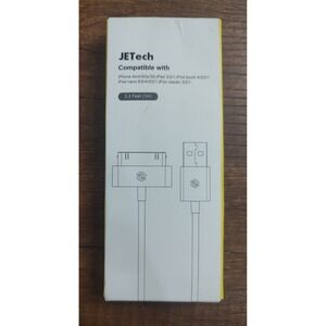 JETech USB Sync & Charge Cable Compatible with iPhone 4s/4/3Gs/3G iPad/iPod D6